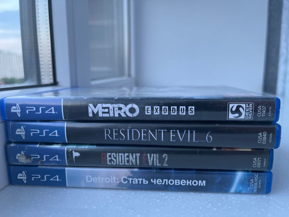 Сюжетные диски для PS4