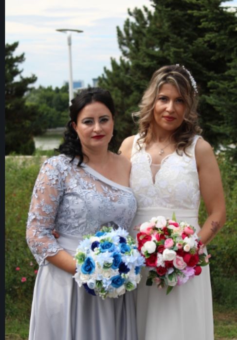 Rochie alba de ocazie