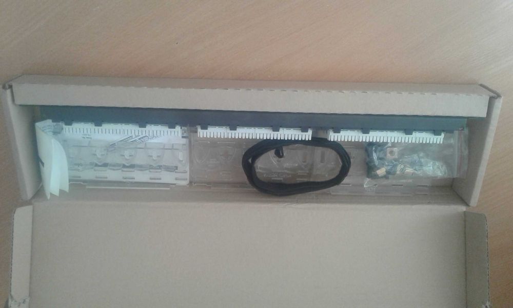 Патч-панель 19", 1U, 24 порта Eurolan 27B-X844