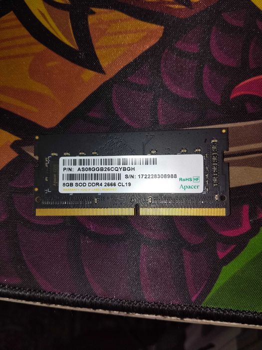 Озу 8гб 2666 sodimm ddr4