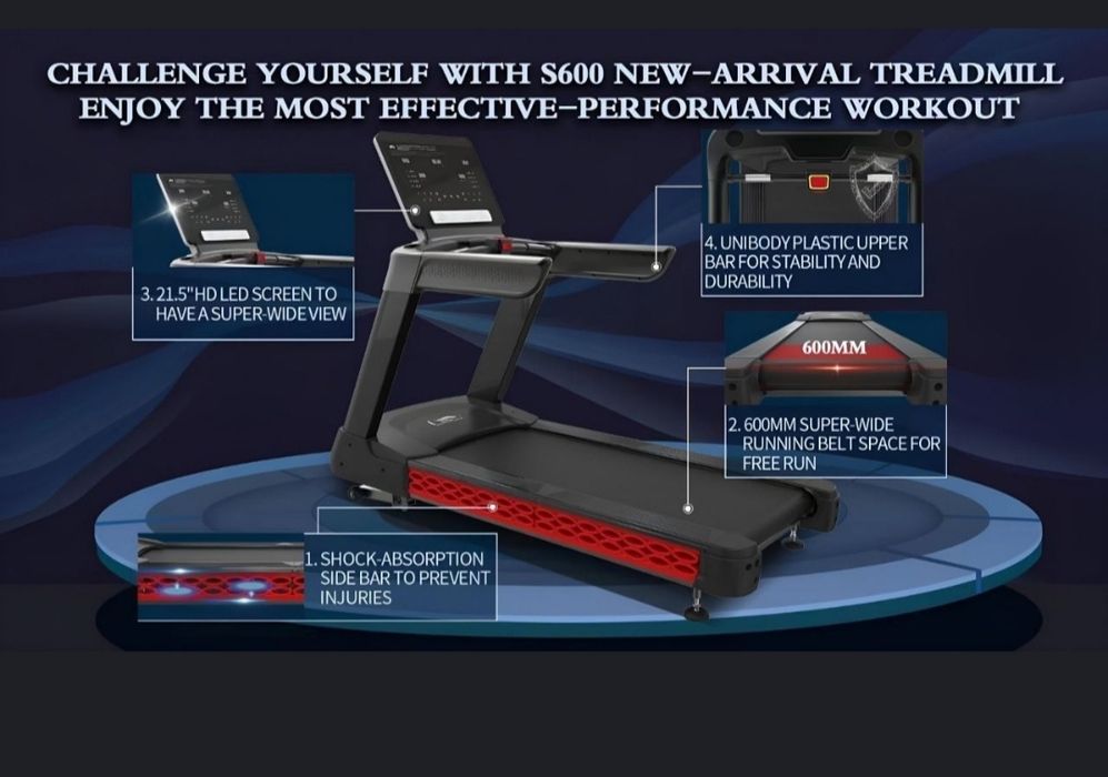 Беговая дорожка АС мотор грузоподъёмность 200кг  Профессиональный