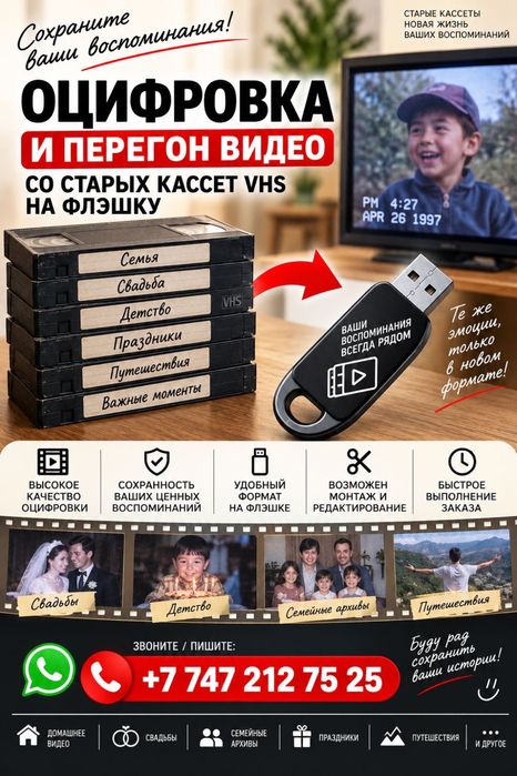 Оцифровка видеокассет