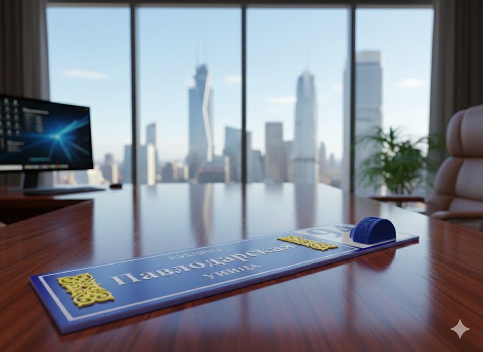 Табличка адресная