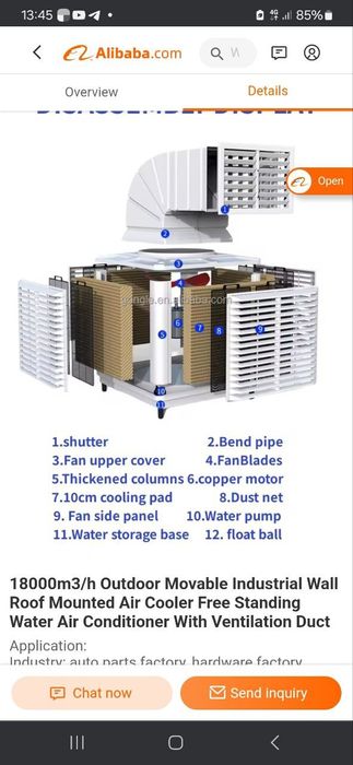 Diamond Водяные вентиляторы, охладители-увлажнители от 20 m2
