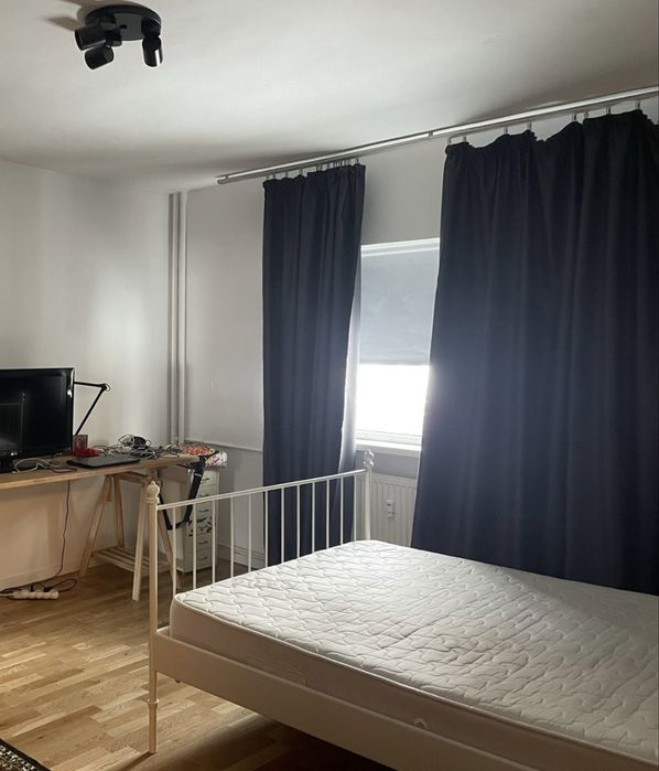 STJÄRNÖ Ikea pat, alb, 140x200 cm +saltea