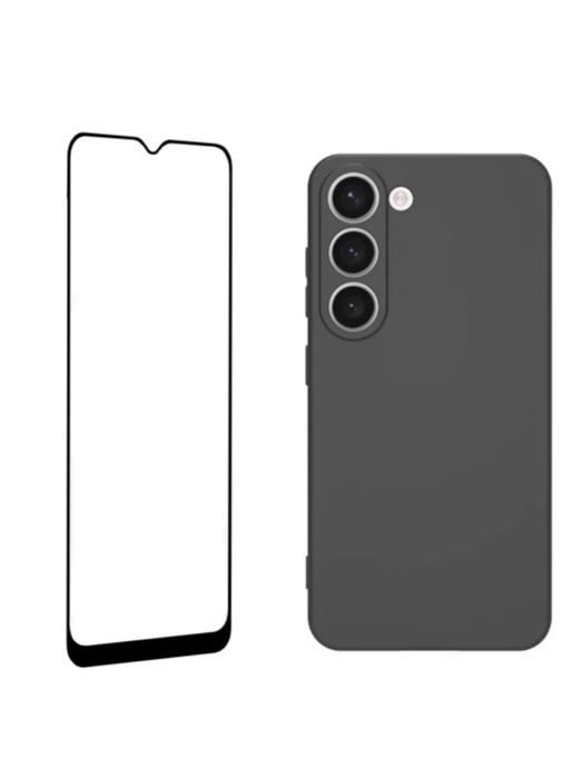 Samsung A12/A13/A23/A24/A25/A26 Pachet Husa Silicon + Folie Sticla 11D