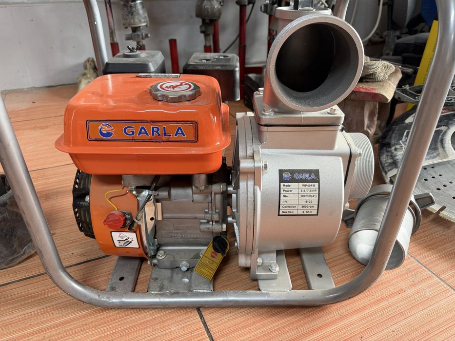 Мотопомпа для откачки воды!!