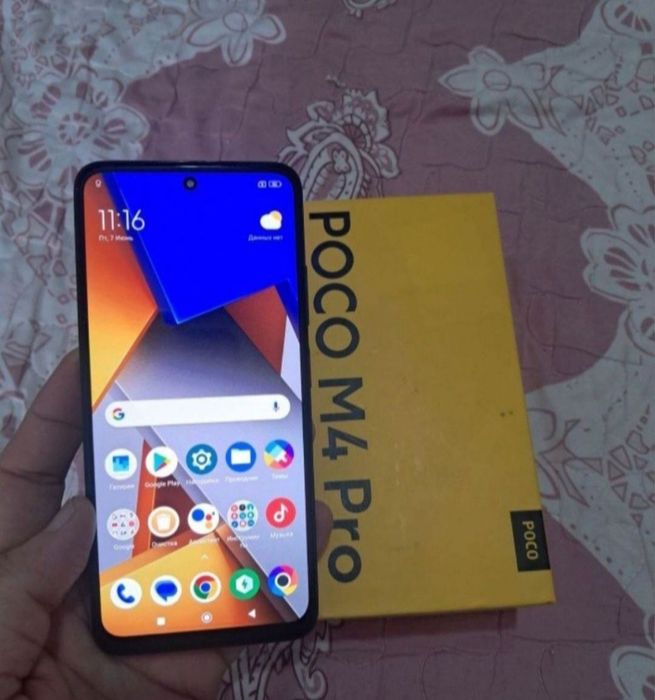 Xiaomi Poco M4 Pro 12/128GB Black Igravoy Karobka Holati Yaxshi Zor