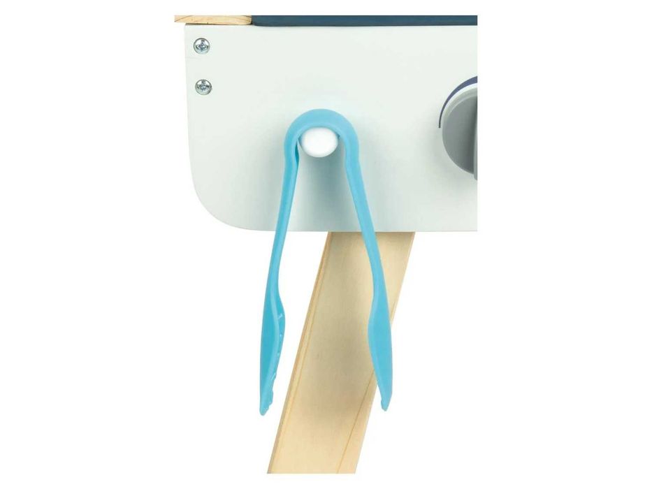 Детска дървена кухня скара Детско дървено барбекю за игра Грил с аксесоари