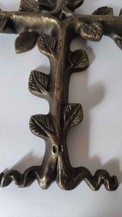 Кръст"Дърво на живота" от масивен бронз