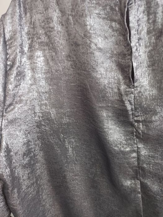 Bluza eleganta argintie măsura 46