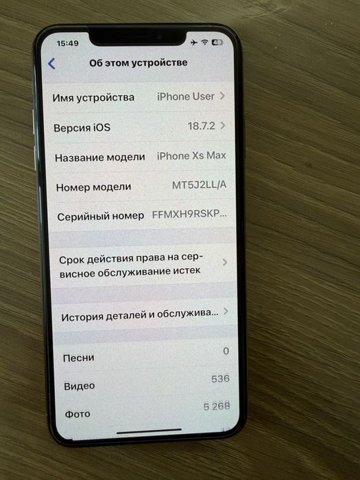 Iphone XS Max 513Gb