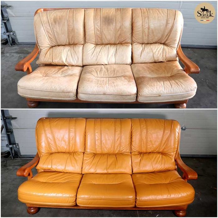 Firma pielarie vopsim mobila din piele naturala