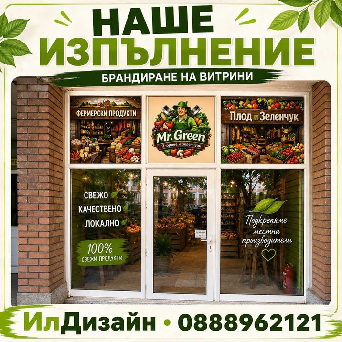 Визитки, флаери и стикери по ваш дизайн или изцяло изработени от нас!