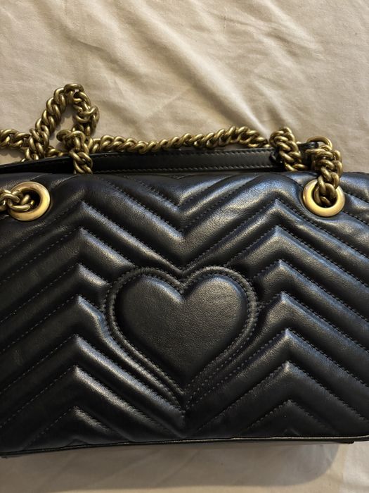Оригинална Gucci GG Marmont – Черна естествена кожа