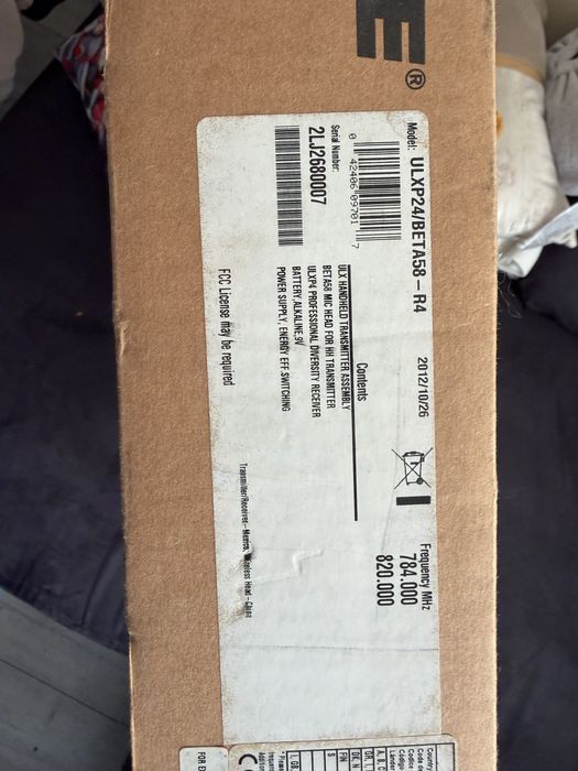 shure ulxp4 beta 58  безжичен микрофон шур бета 58