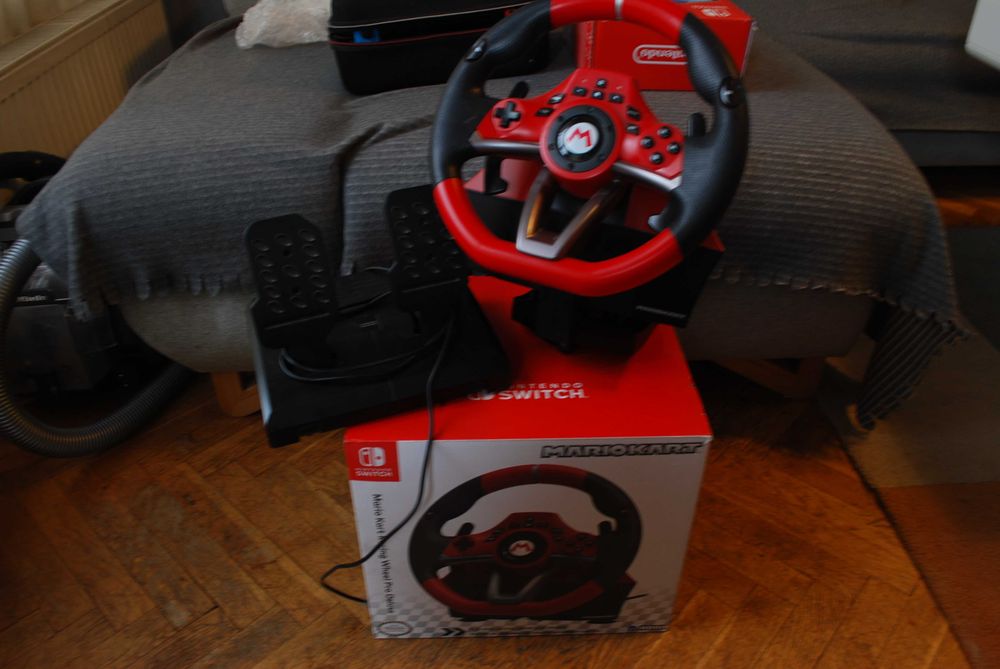 Nintendo Swich oled нинтендо  racing wheel pro deluxe super mario kart