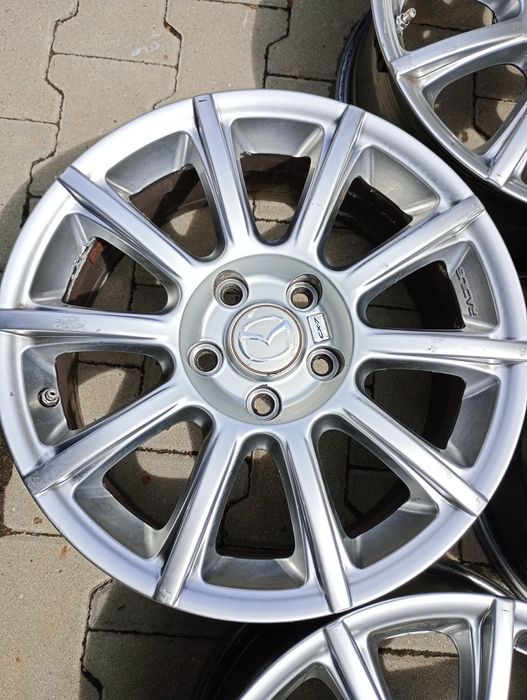 4 jante aliaj 5x114,3 R17 originale Mazda cx7 cx9,cx5,cx3 ,3,5,6