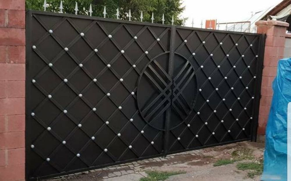 Металичиский ворота заборы