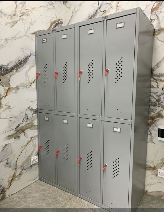 Шкафы для одежды, раздевалок гардеробные.