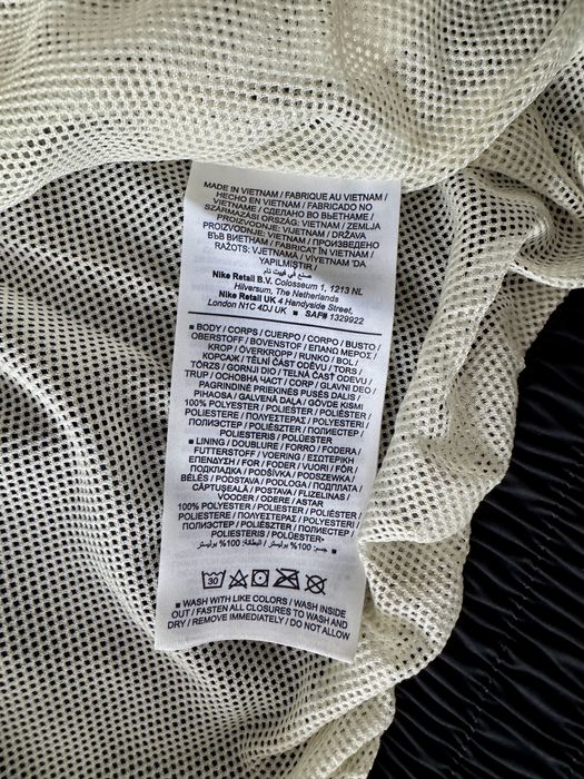 Windbreaker/Jacheta neagra fas Nike marimea XXL