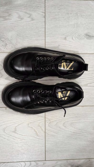 Туфли Zara на толстой подошве