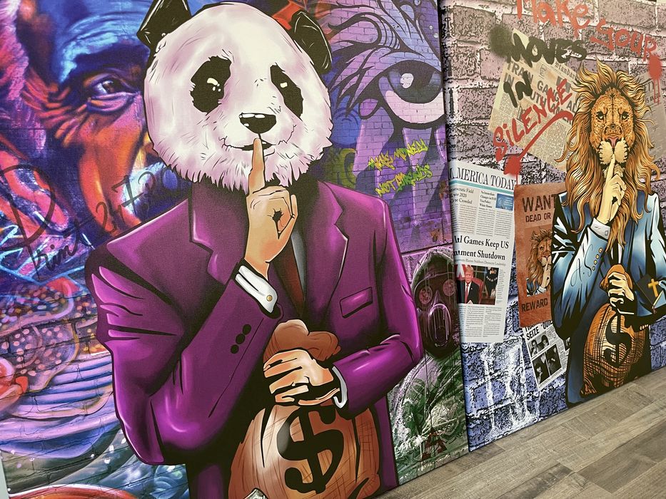 Tablouri Personalizate / Tablou Grafica  Unica pe panza Canvas