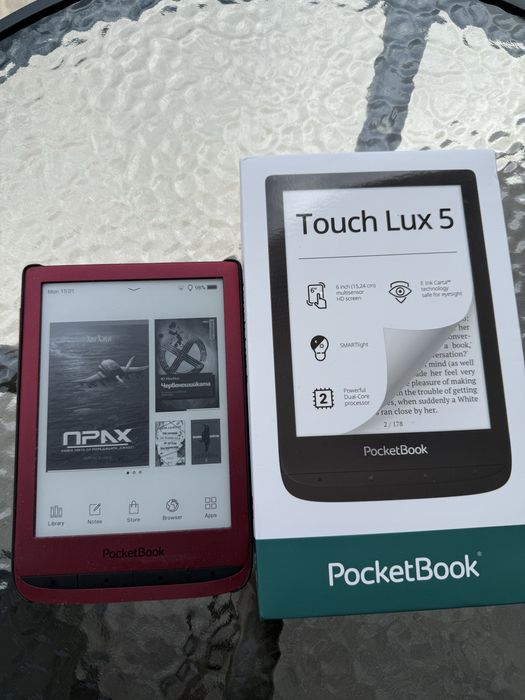 Електронен четец PocketBook - Touch Lux 5