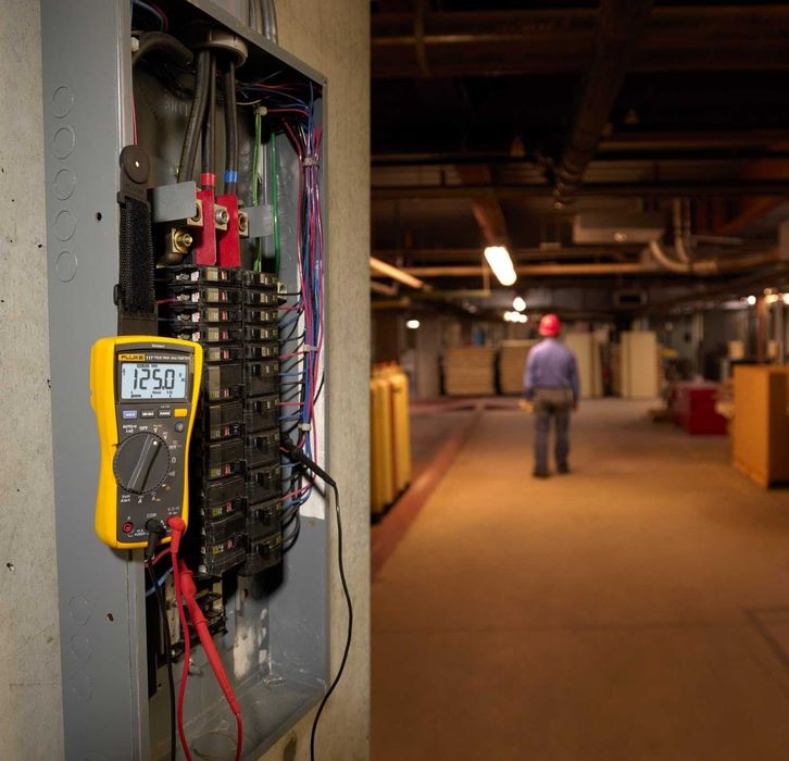 Комбинированный комплект Fluke 117/323 с чехлом