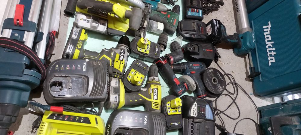 Filetanta flex circular pistol ancora percutanta proiector acumulator 18v incarcator Milwaukee Bosch Hilti Makita Ryobi Flex Metabo Festool freza Mafe