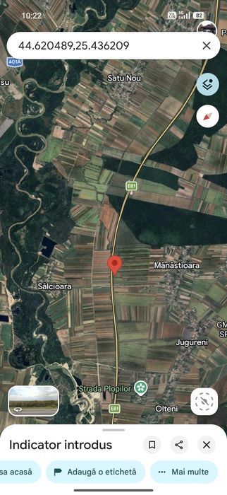 Teren extravilan autostrada A1 Pitești - București