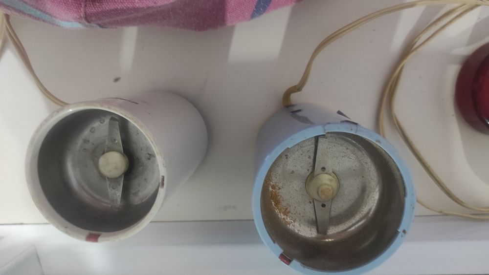 Кофемолка в рабочем состоянии