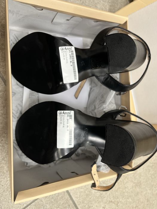 Gianni нови сандали естествена кожа 39