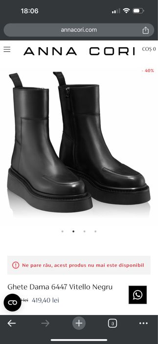 Vând ghete Anna Cori!