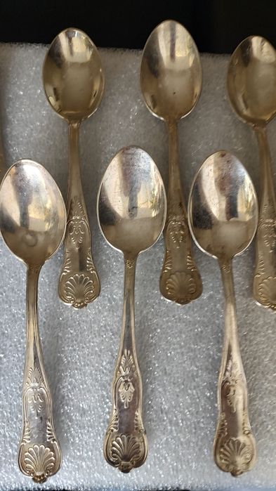 Set tacâmuri placate Argint 800 Italy