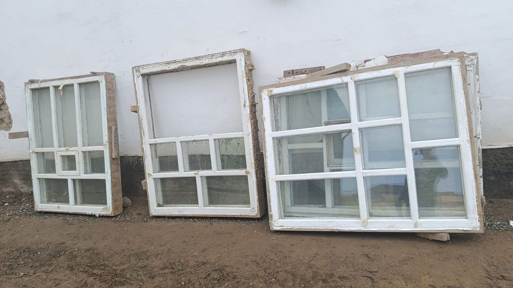 Окно деревянные 5 штук