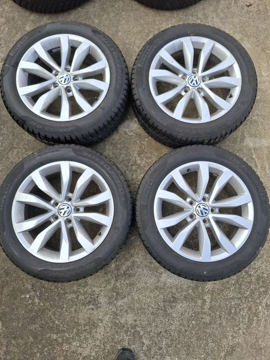 Jante aliaj 17 inch originale Volkswagen Passat Tiguan Golf T-roc seat ateca skoda audi