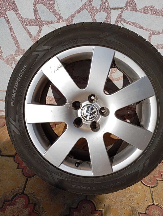 4 броя джанти и 2 броян летни гуми за волсваген фаетон, ауди8 и др