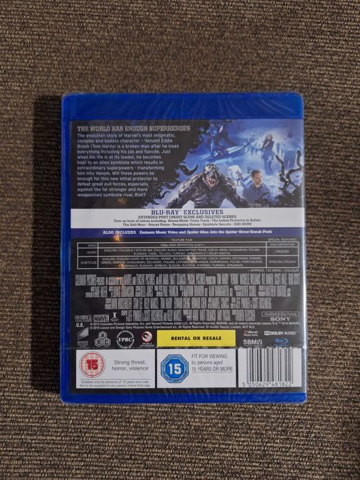 НОВ Blu-Ray "Венъм" с БГ субтитри