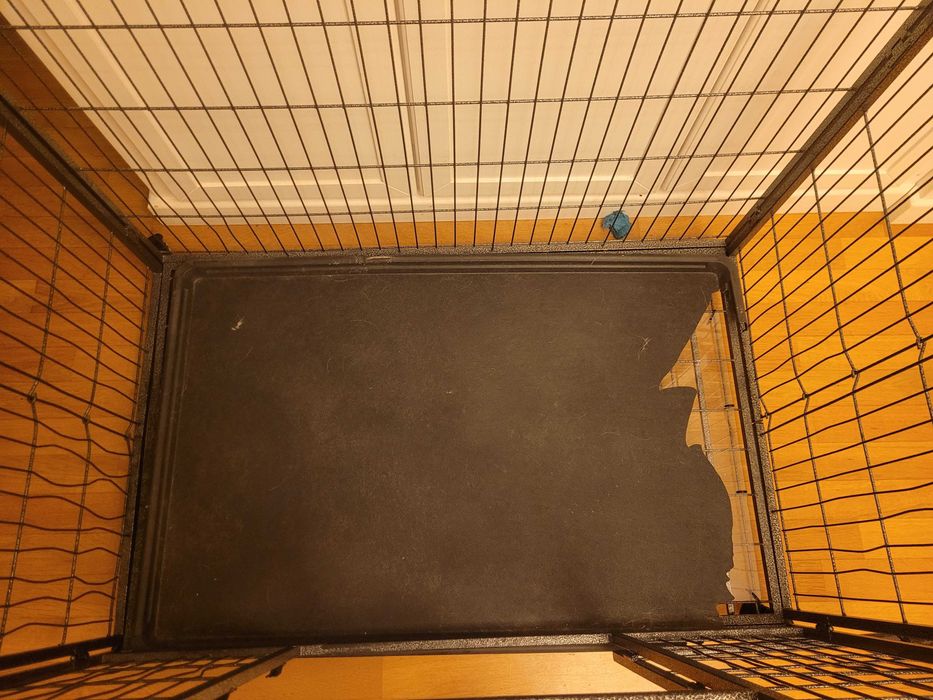 PawHut Kennel pentru Caini Pliabil
Usa cu Blocare 4 Roti