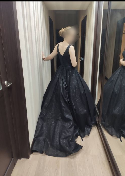 Платье на выпускной черное