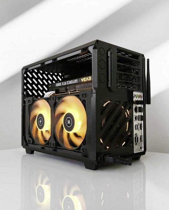 Carcasa mATX Gaming Printata 3D Dual Rad 280mm GPU 4.75 slot 18.3L
