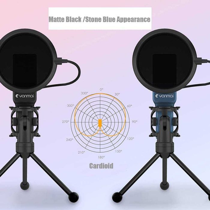 Sigilat Microfon USB Profi Docooler Yanmai SF-777 Condenser