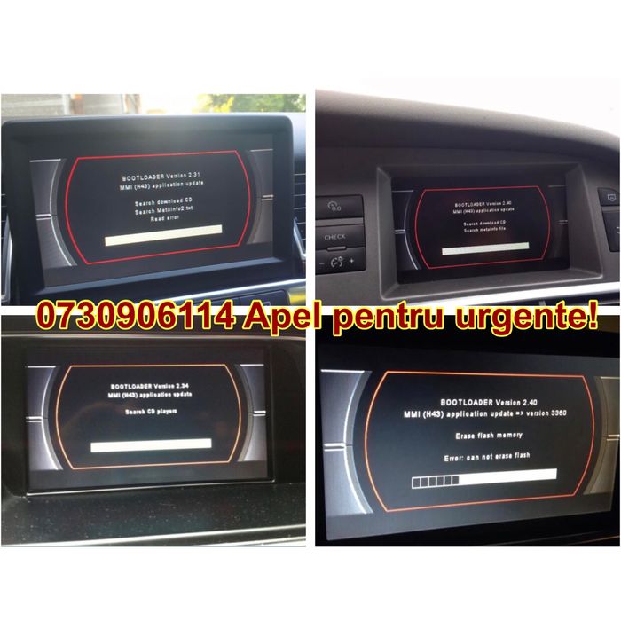 CD navigatie bootloader Audi A4 A6 Q7 MMI 2G 3G rnse a4 a6 a8 q5 q7