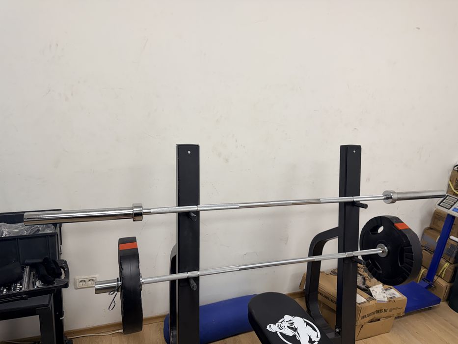 Bara olimpica noua  50 mm. 220 cm. 20 kg. Pret 550 lei predare in Buc.