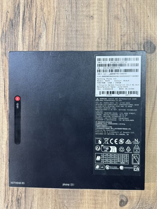 Новый/Оригинальный Nothing Phone 3