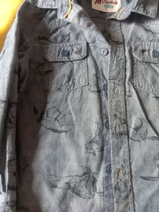 Джинсы Next, рубашка джинсовая.