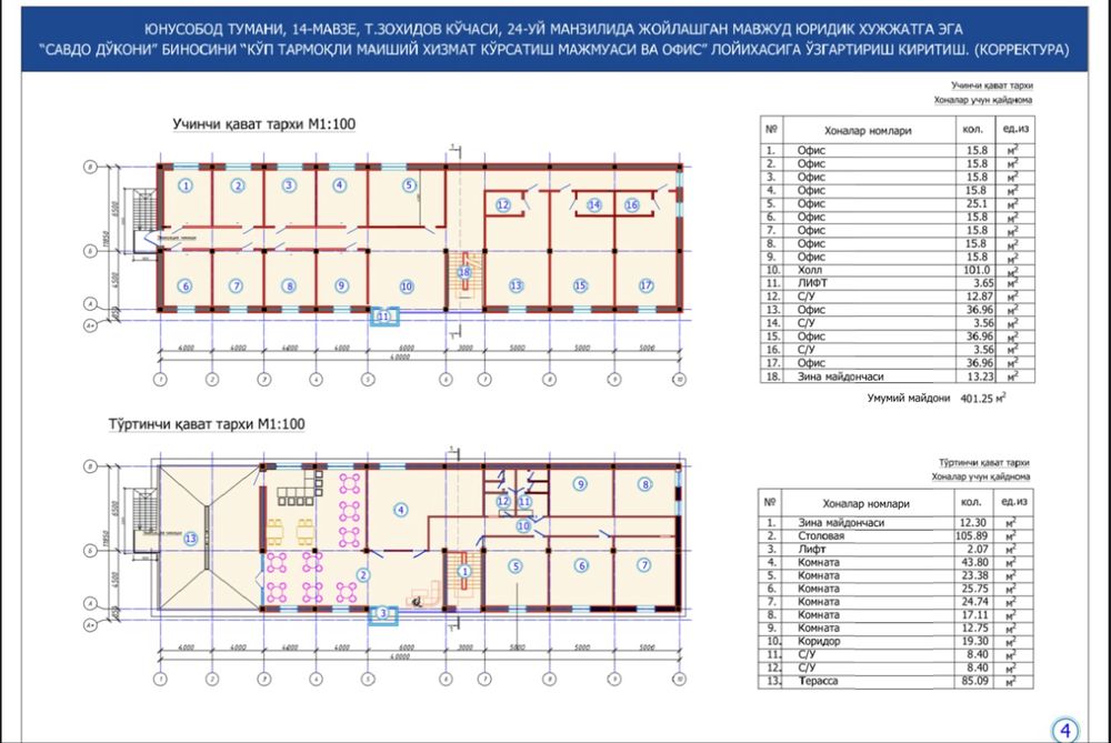 Продажа здания вдоль дороги 2305м2 Юнусабад первая линия Сайрам базар