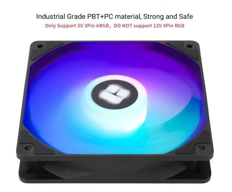 Set 3 Ventilatoare Thermalright TL-C12C-S, 120mm, Argb, Silentioase