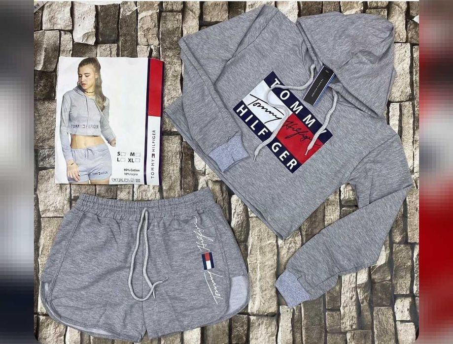 Сив дамски комплект Tommy Hilfiger